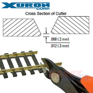 TRACK CUTTING SHEARS Semi-Flush cutters N/OO/HO model railways XURON 2175B