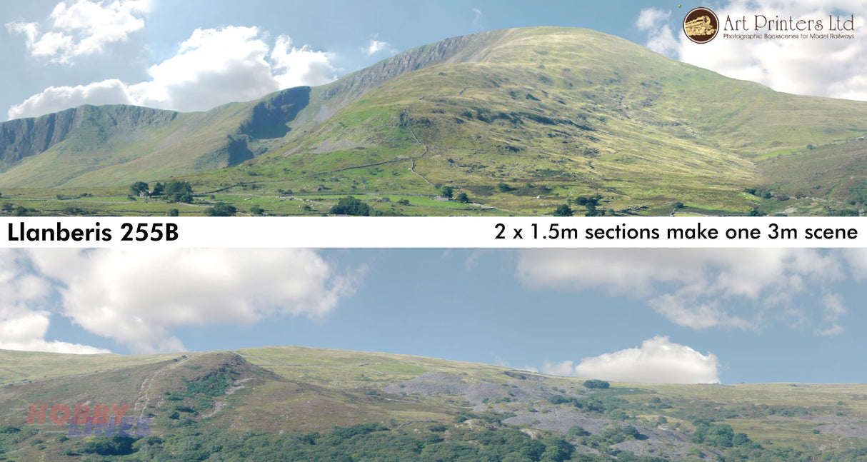 LLANBERIS Pack B 255B OO ID Backscenes Art printers Std/Premium 15"