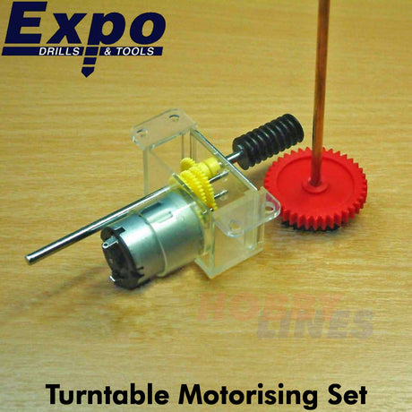TURNTABLE MOTORISONG KIT Model Railways ideal for OO HO N guage Expo Tools 26211