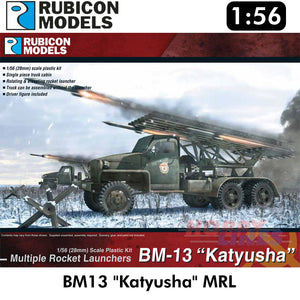 BM-13N ?Katyusha? Rocket Launcher Plastic Model Kit 1:56 Rubicon Models 280036