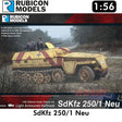 SdKfz 250/1 Neu (aka 250N) Halftrack Plastic Model 1:56 Rubicon Models 280038