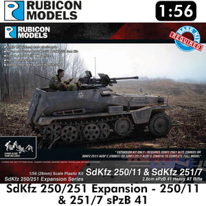 SdKfz 250/251 Expansion Set- sPzB 41 AT Rifle Kit 1:56 Rubicon Models 280045