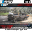 Schwimmwagen Type 166 Plastic Model Kit 1:56 Rubicon Models 280080