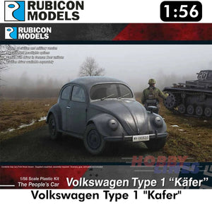 Volkswagen Type 1 "Kafer" Plastic Model Kit 1:56 Rubicon Models 280081