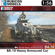 BA-10 Heavy Armoured Car Plastic Model Kit 1:56 Rubicon Models 280085