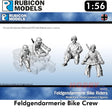 Feldgendarmerie Bike Crew Plastic Figures Model Kit 1:56 Rubicon Models 284011