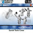 Soviet Tank Crew Plastic Figures Model Kit 1:56 Rubicon Models 284015
