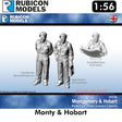 Monty & Hobart Figures Plastic Model Kit 1:56 Rubicon Models 284016