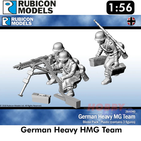 Rubicon Models German HMG Team Figures Model Kit 1:56 Rubicon Models 284040