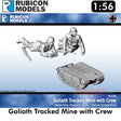 Goliath Tracked Mine with Crew Figures Model Kit 1:56 Rubicon Models 284058