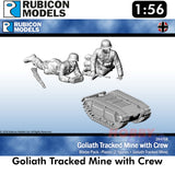 Goliath Tracked Mine with Crew Figures Model Kit 1:56 Rubicon Models 284058
