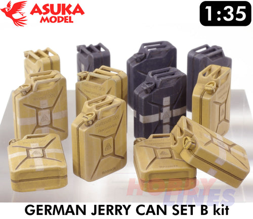 Asuka 1:35 WWII GERMAN JERRY CAN SET B kit 35-002