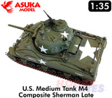 M4 Composite Sherman late LAST CHANCE US Medium Tank WWII 1:35 kit ASUKA 35049