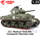 M4 Composite Sherman late LAST CHANCE US Medium Tank WWII 1:35 kit ASUKA 35049