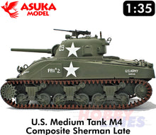 Load image into Gallery viewer, M4 Composite Sherman late LAST CHANCE US Medium Tank WWII 1:35 kit ASUKA 35049
