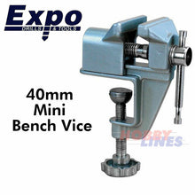 Load image into Gallery viewer, MINI VICE 40mm Bench Aluminium Model Engineer Expo Tools 79550
