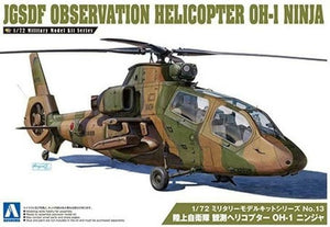 JGSDF Observation Helicopter OH-1 Ninja 1:72 scale model kit Aoshima 01434