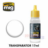 TRANSPARATOR Acrylic Thinners Semi Transparent coats AMMO Mig Jimenez 17 & 60ml