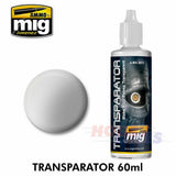 TRANSPARATOR Acrylic Thinners Semi Transparent coats AMMO Mig Jimenez 17 & 60ml