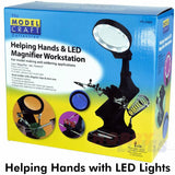 Helping Hands Magnifier Soldering Station with LED Light Model Craft PCL2400