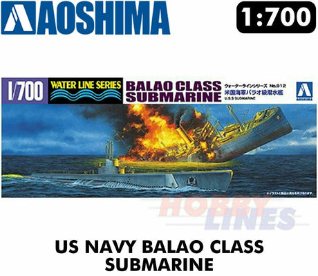 I.J.N Submarine I-19 Japanese Navy 1:350 scale model kit Aoshima 04734