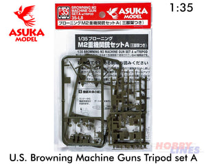 Asuka 1:35 U.S. .50" BROWNING MACHINE GUNS TRIPOD set A scale model kit 35L8