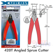 Load image into Gallery viewer, Xuron 420T Angle Head High Precision Shear Snips Made in the USA Hand Tool
