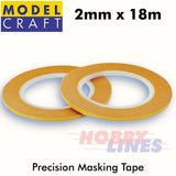 PRECISION MASKING TAPE 1-18mm width 18m Airbrush Detailing Art DIY  ModelCraft