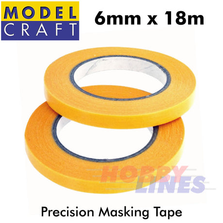 PRECISION MASKING TAPE 1-18mm width 18m Airbrush Detailing Art DIY  ModelCraft