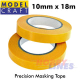 PRECISION MASKING TAPE 1-18mm width 18m Airbrush Detailing Art DIY  ModelCraft