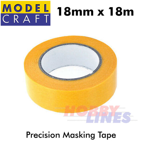 PRECISION MASKING TAPE 1-18mm width 18m Airbrush Detailing Art DIY  ModelCraft