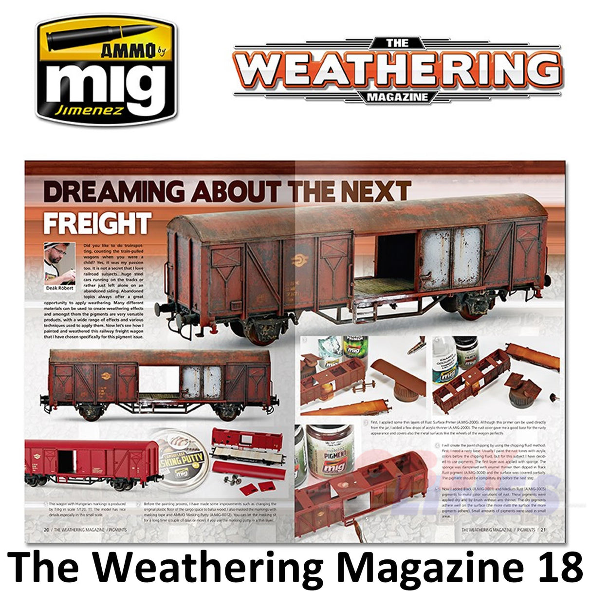 The Weathering Magazine Issue19 PIGMENTS guide AMMO By Mig Jimenez MIG4518