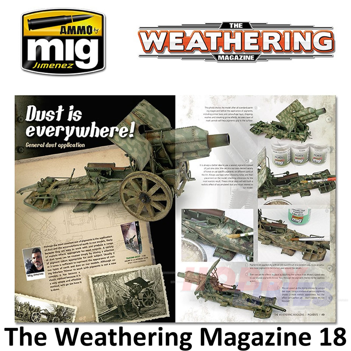 The Weathering Magazine Issue19 PIGMENTS guide AMMO By Mig Jimenez MIG4518