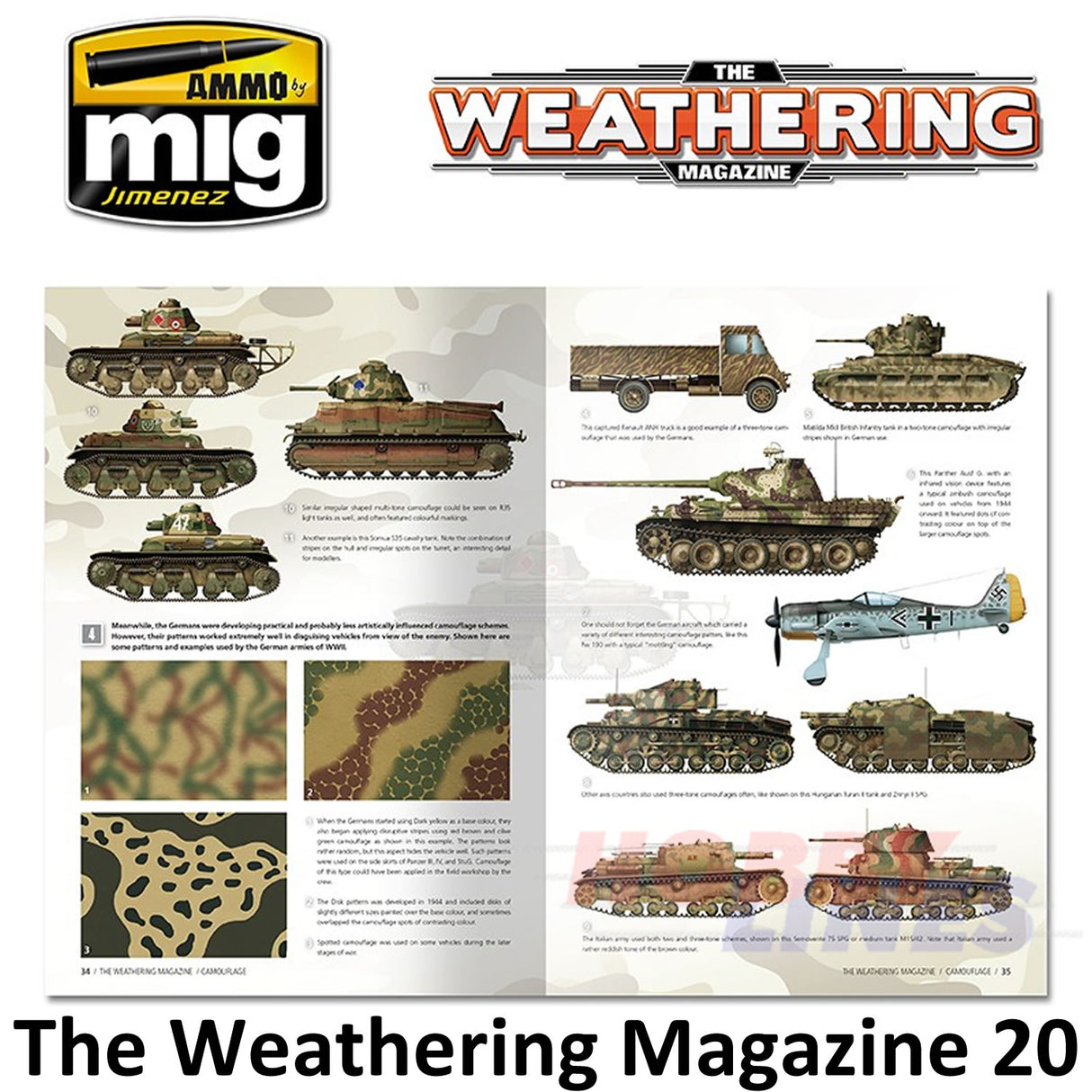 The Weathering Magazine Issue 20 CAMOUFLAGE guide AMMO By Mig Jimenez MIG4519