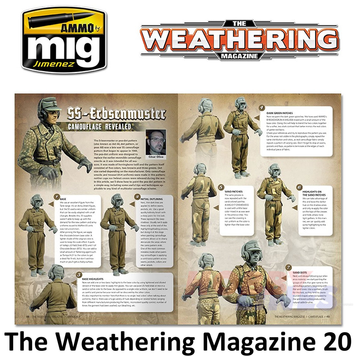 The Weathering Magazine Issue 20 CAMOUFLAGE guide AMMO By Mig Jimenez MIG4519