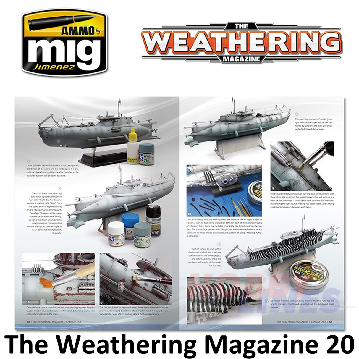 The Weathering Magazine Issue 20 CAMOUFLAGE guide AMMO By Mig Jimenez MIG4519