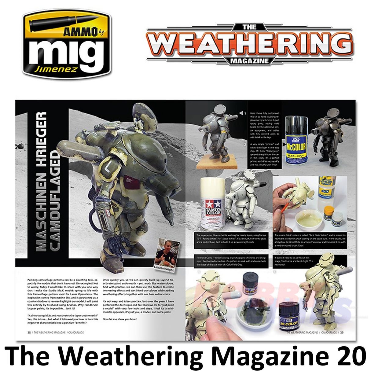 The Weathering Magazine Issue 20 CAMOUFLAGE guide AMMO By Mig Jimenez MIG4519