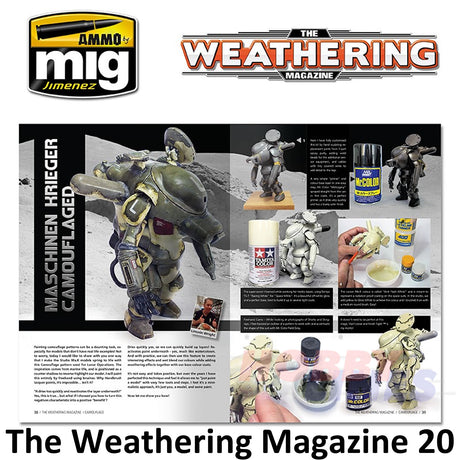 The Weathering Magazine Issue 20 CAMOUFLAGE guide AMMO By Mig Jimenez MIG4519