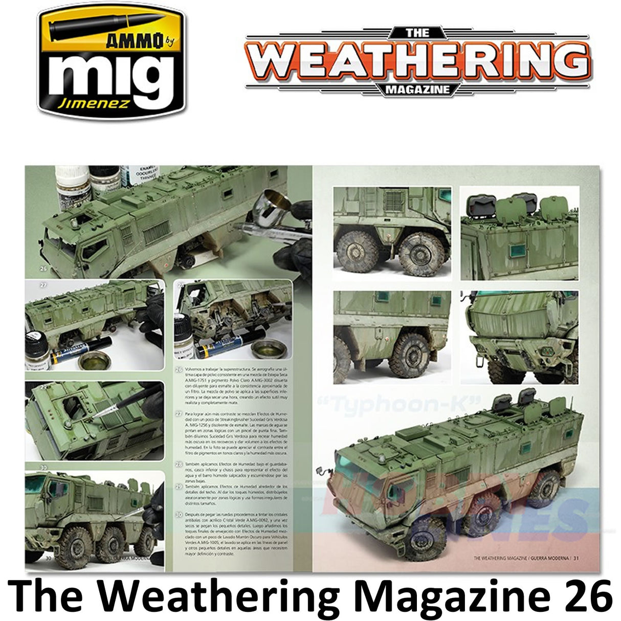 The Weathering Magazine Issue 25 MODERN WARFARE guide AMMO Mig Jimenez MIG4525