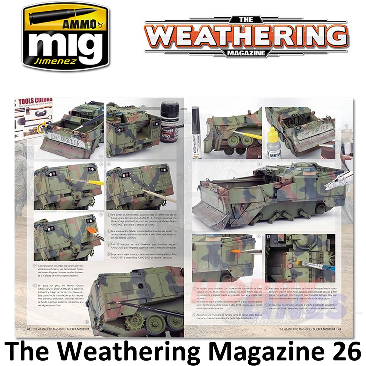 The Weathering Magazine Issue 25 MODERN WARFARE guide AMMO Mig Jimenez MIG4525