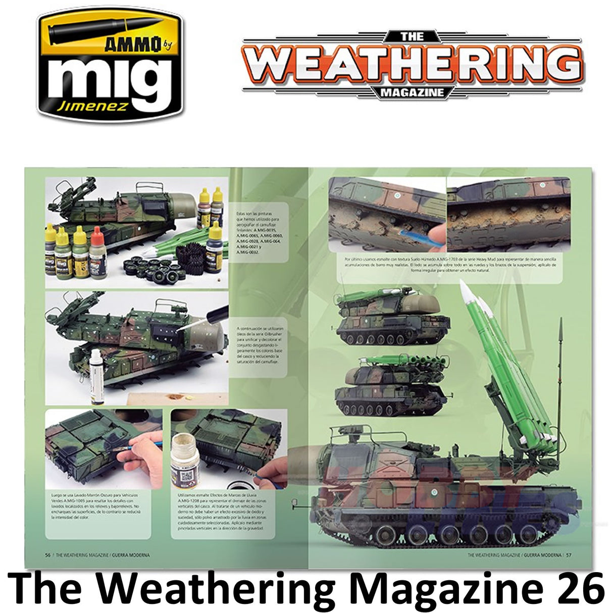 The Weathering Magazine Issue 25 MODERN WARFARE guide AMMO Mig Jimenez MIG4525