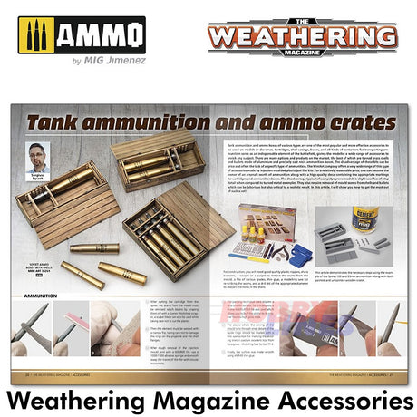 The Weathering Magazine Issue 32 Accessories Paperback Book Ammo by Mig MIG4531