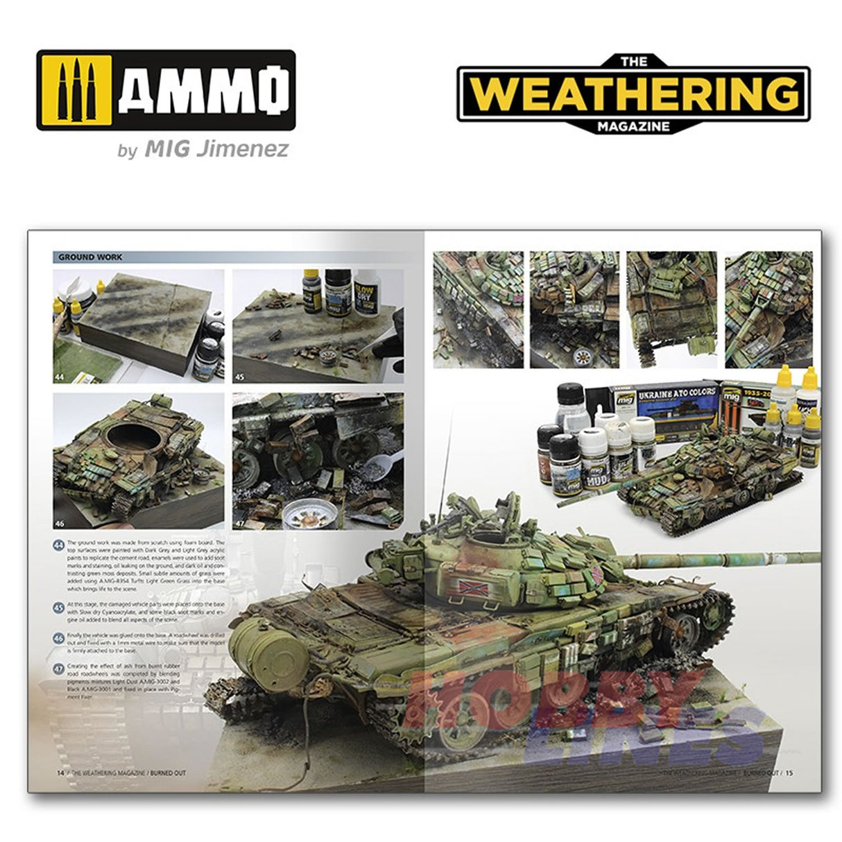 The Weathering Magazine Issue 33 BURNED OUT Paperback Book Ammo by Mig MIG4532