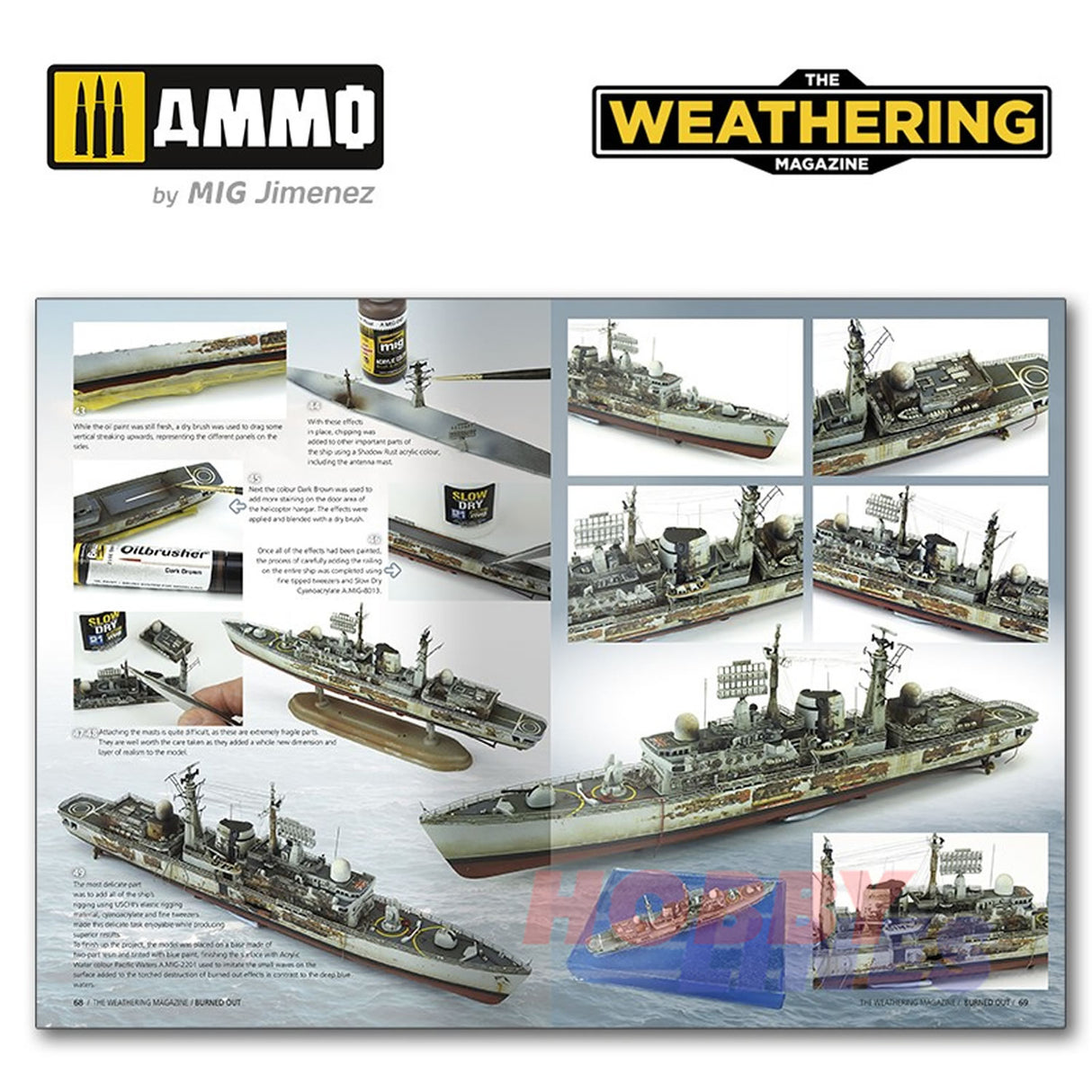 The Weathering Magazine Issue 33 BURNED OUT Paperback Book Ammo by Mig MIG4532