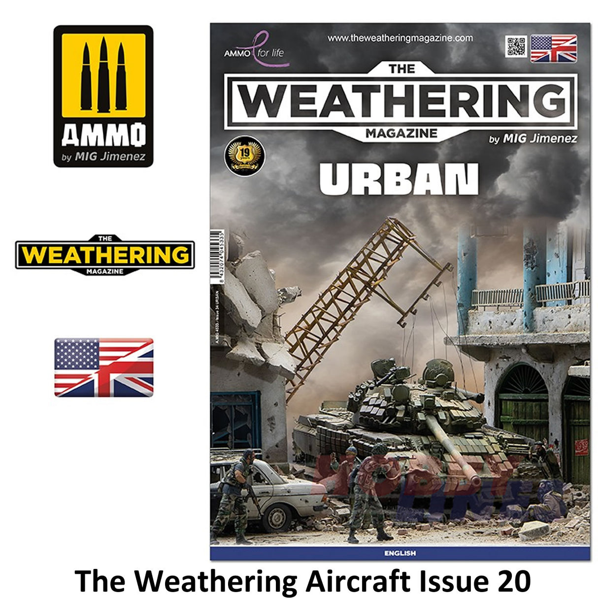The Weathering Magazine Issue 34 â URBAN Paperback Book Ammo Mig MIG4533