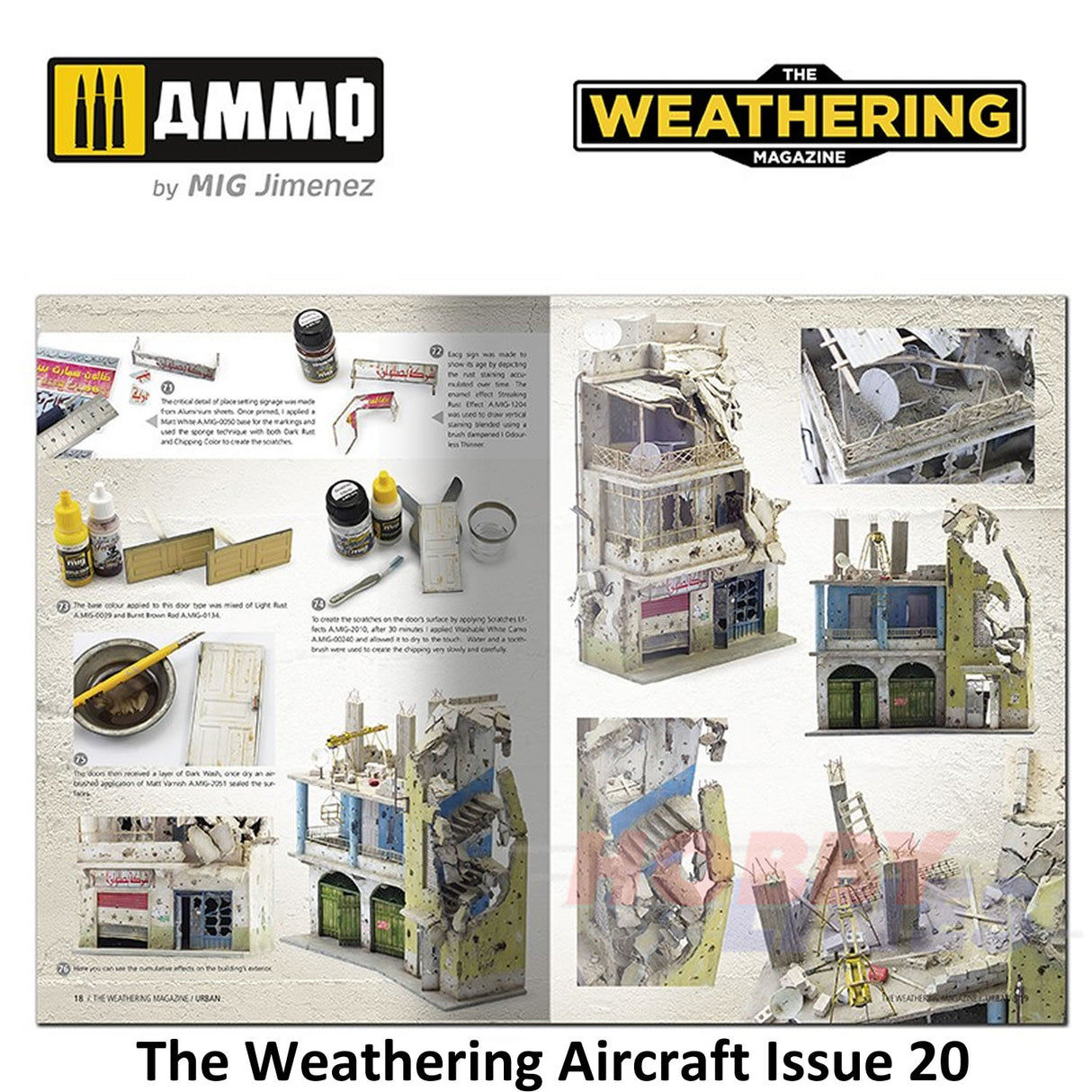The Weathering Magazine Issue 34 â URBAN Paperback Book Ammo Mig MIG4533