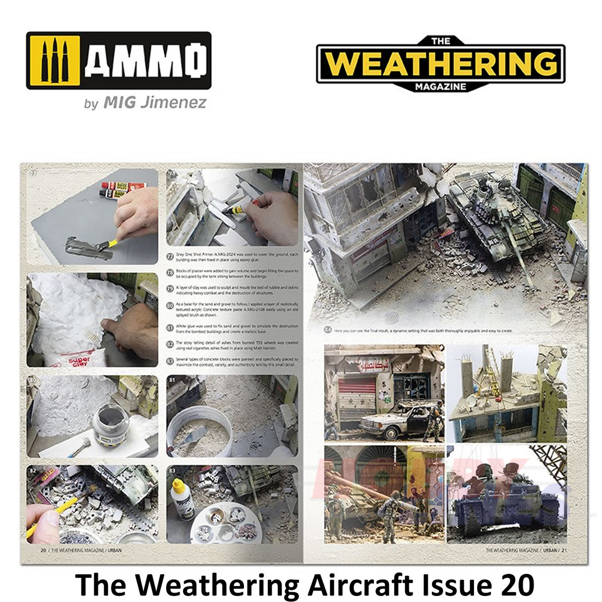 The Weathering Magazine Issue 34 â URBAN Paperback Book Ammo Mig MIG4533