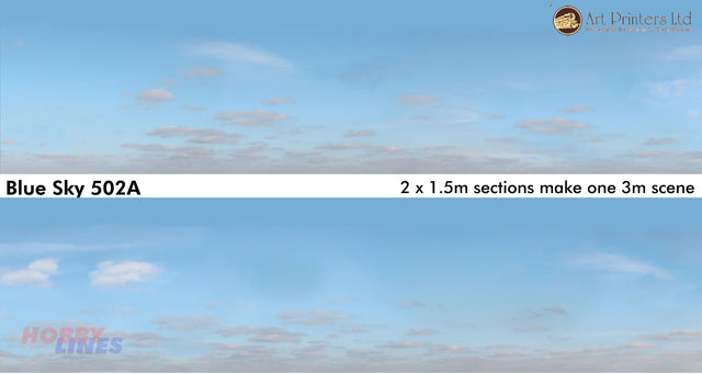 BLUE SKY Pack A 502A OO ID Backscenes Art printers Std/Premium 15"