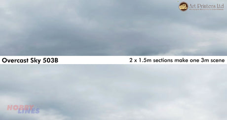 OVERCAST SKY Pack B 503B OO ID Backscenes Art printers Std/Premium 15"
