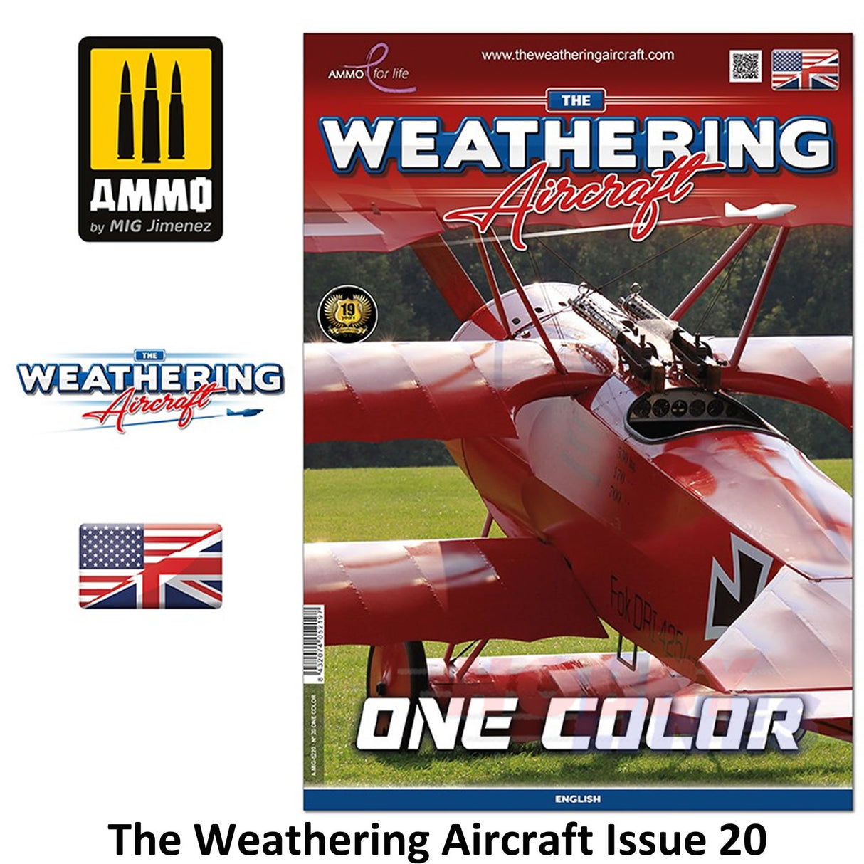 The Weathering Aircraft Issue 20 - ONE COLOUR Paperback Book Ammo Mig MIG5220